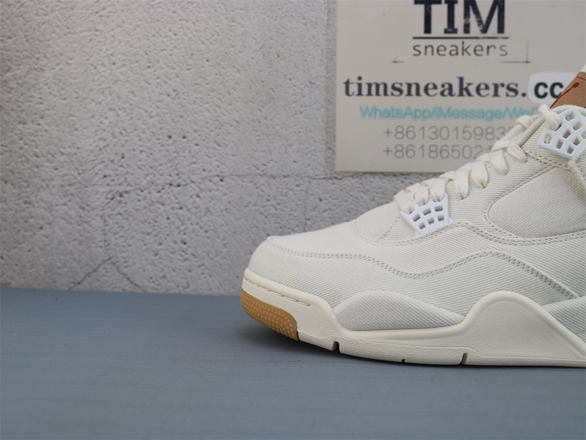 GX Batch Air Jordan 4 Retro Levis White AO2571-100